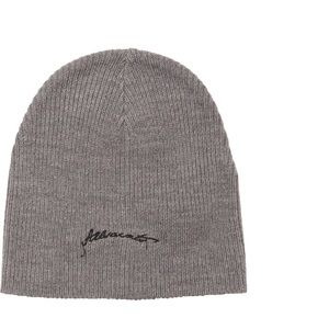 AllSaints Embroidered Script Logo Beanie